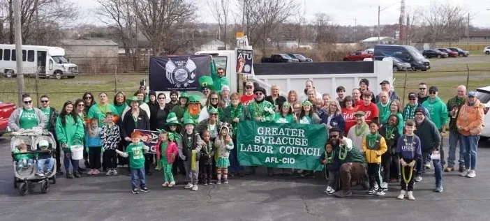Greater Syracuse Labor Council: St Patricks Parade 2025