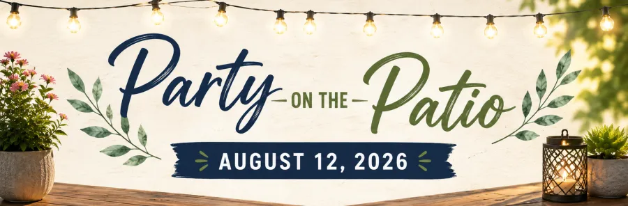 GSLC Party on the Patio - August 12, 2026 at 5 PM