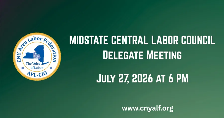 midstate clc delegate meeting - July 27, 2026